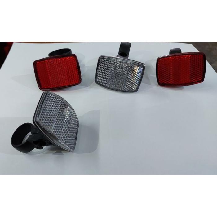 Gambar Mata kucing reflektor sepeda dapat sepasang 2pcs - jari2 tipis dari Cung Bikes undefined 5 Tokopedia