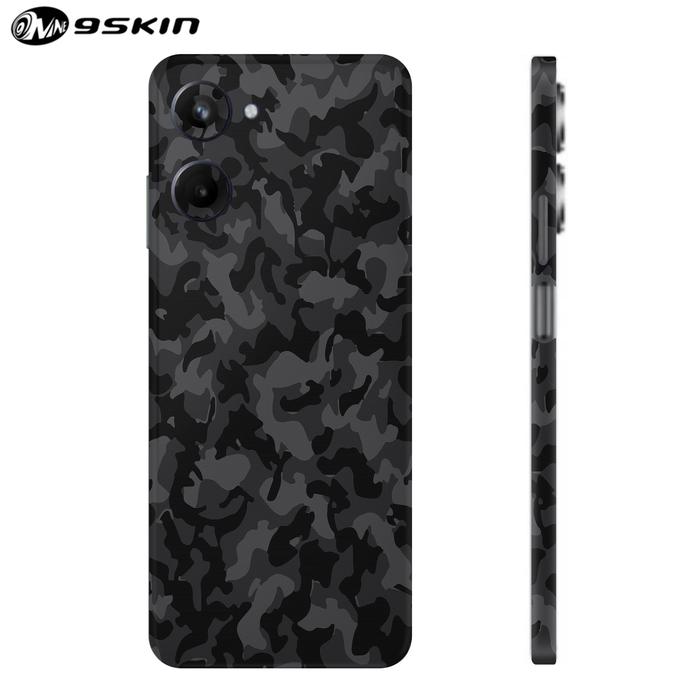 Gambar 9Skin - Skin Protector for Realme 10 - 3M Special Textures - Black Army, Back Only dari 9SKIN Premium Kota Administrasi Jakarta Barat Tokopedia