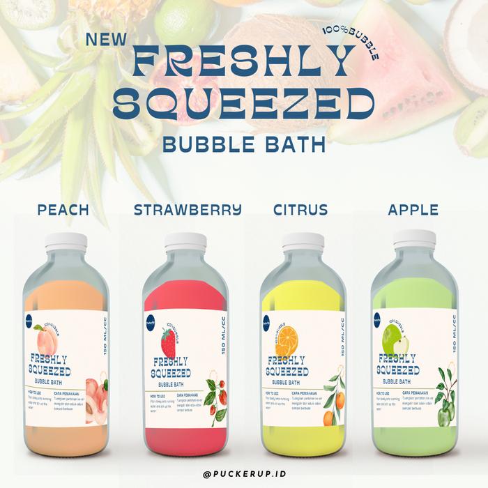 Gambar Bubble Bath | Mandi Busa | FRESHLY SQUEEZED - peach dari Pucker Up Jakarta undefined 5 Tokopedia