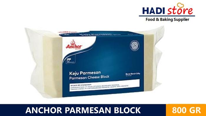 Gambar ANCHOR PARMESAN CHEESE KEJU BLOCK 800 GR dari Hadi Store Food Baking undefined Tokopedia