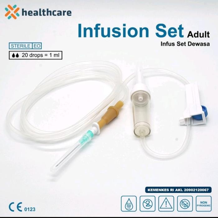 Gambar Healthcare - Infus set Anak & Dewasa Per Buah - Dewasa dari SOS med undefined Tokopedia