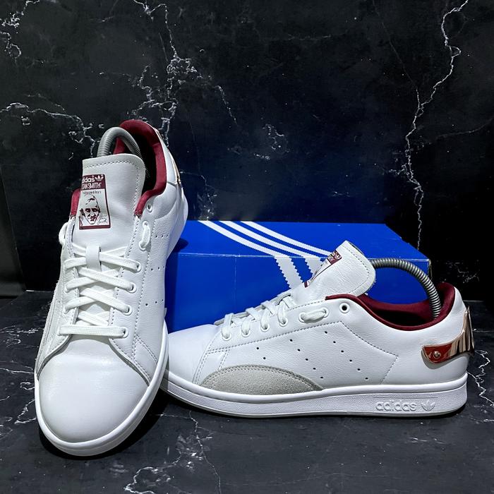 Jual Sepatu Adidas Stan Smith FZ5397 Rose Gold Emblem size