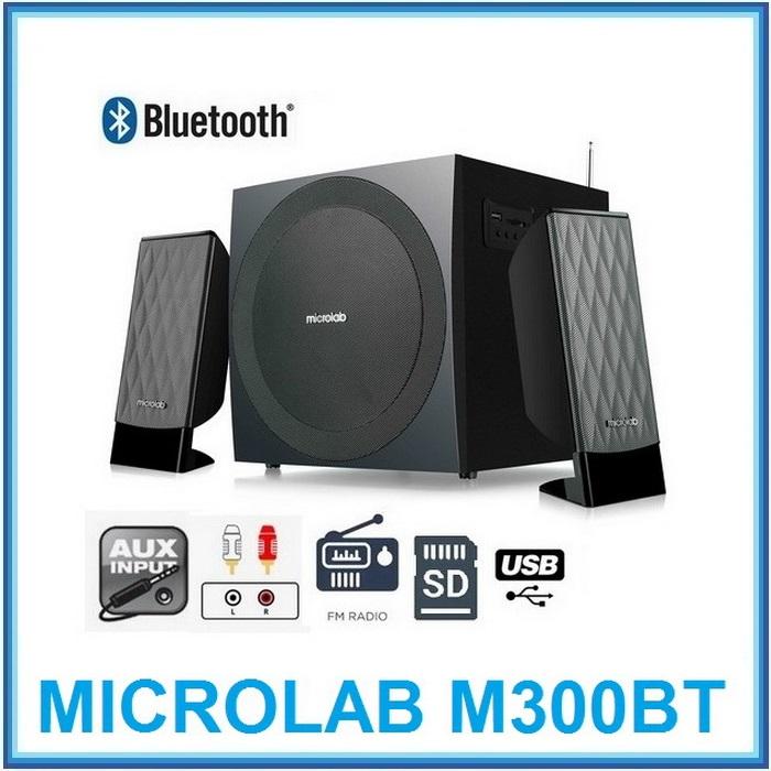 Jual Microlab M300BT 38 Watt RMS Wireless Bluetooth Speaker