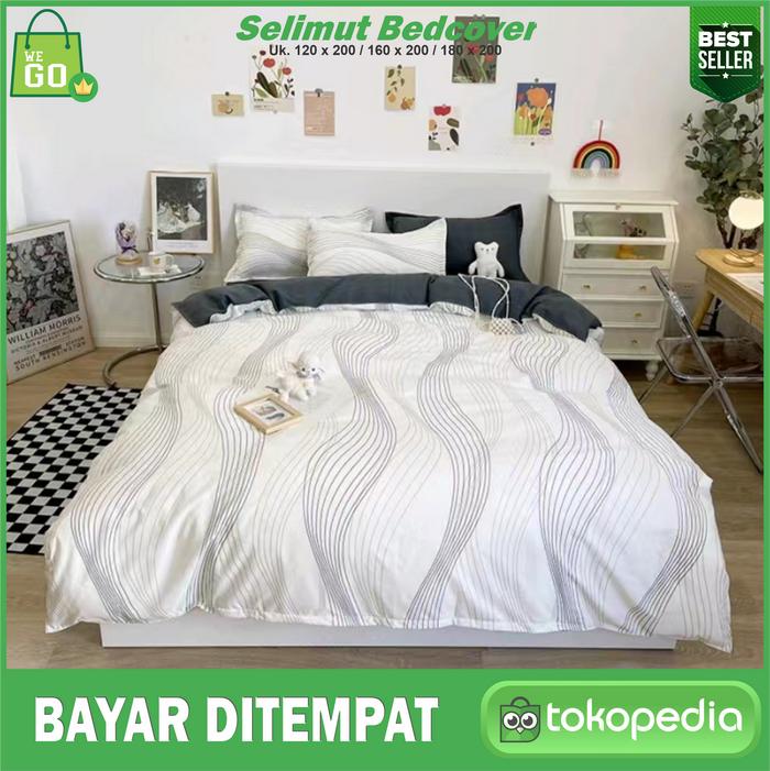 Gambar Selimut Bedcover Katun Ukuran 120 x 200 Bed Cover Single Bahan Lembut - KTB-1003 dari WE GO undefined Tokopedia