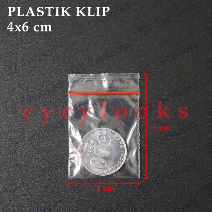 Gambar Plastik Klip Ziplock Zipper Bag Makanan Tebal Plastic Clip Kecil Besar - 4x6 dari Cycylooks undefined Tokopedia