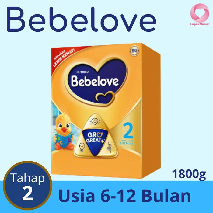 Gambar Bebelove 2 - 1800 gr Box Susu Bubuk Formula Untuk Bayi Usia 6-12 Bulan dari lapakmami9 undefined Tokopedia