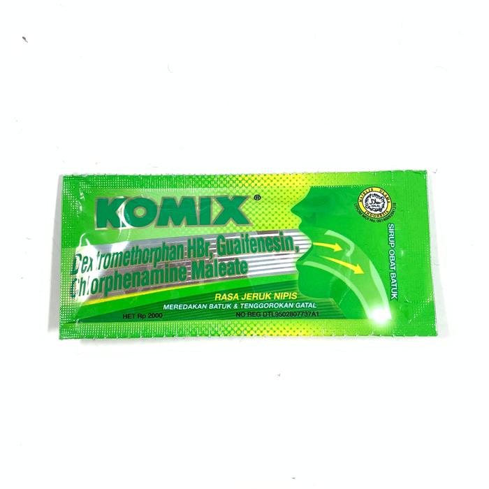 Gambar KOMIX Rasa Jeruk Nipis Sachet 7 ml- Obat Batuk Berdahak Kering & Pilek dari apoteknatanette undefined Tokopedia