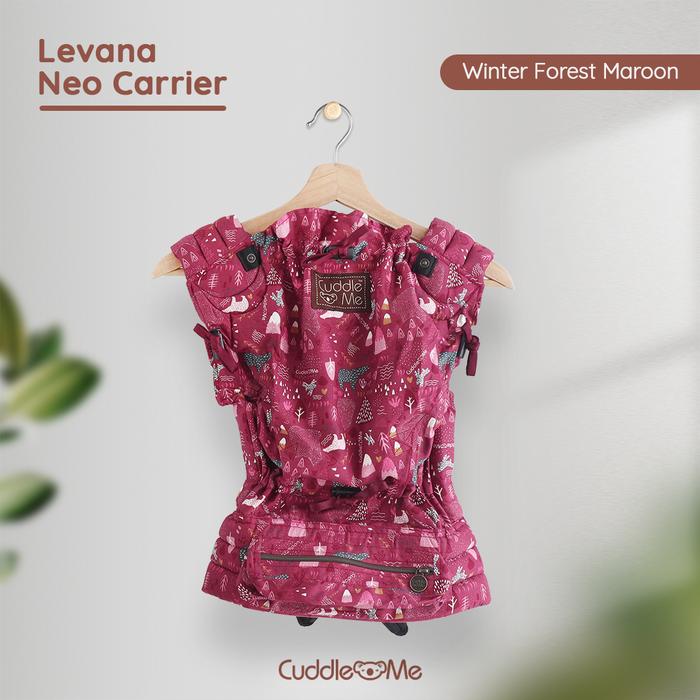 Gambar Levana Carrier Cuddle me - Gendongan Bayi New Born-2 Tahun - Maroon dari Cuddleme-jember undefined Tokopedia