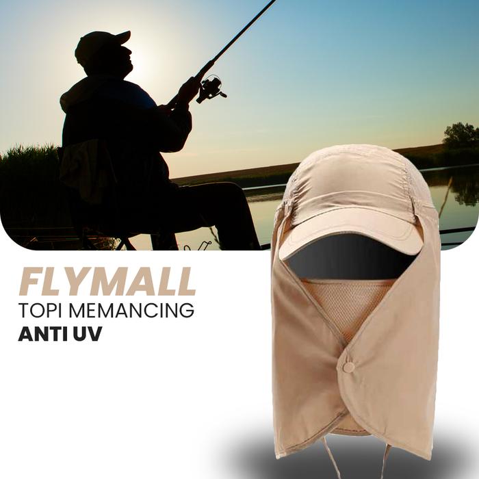 Gambar Topi Memancing Tentara Jepang Anti UV Matahari Fishing Hat - KHAKI dari ToserbaJr undefined Tokopedia