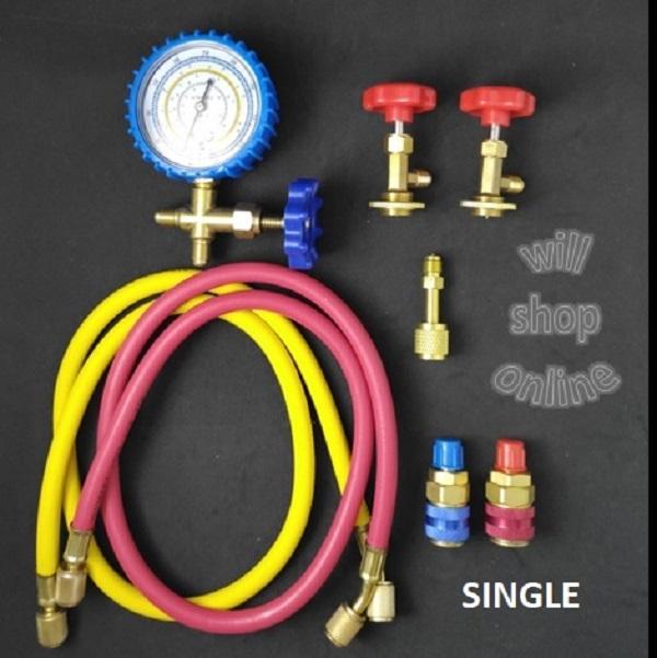 Gambar PAKET ALAT ISI PREON AC RUMAH R22 R32 R410 MOBIL R134A TANPA PREON - Single dari willshop online undefined Tokopedia