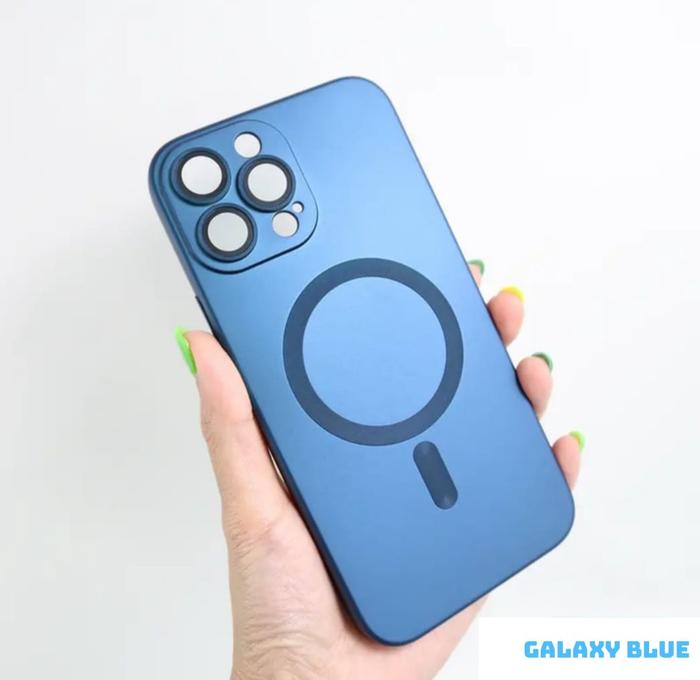 Gambar Case IPHONE 11 12 13 Pro Promax Magsafe Liquid Silicone Matte - Galaxy Blue, IP 11 Pro dari My Case88 undefined Tokopedia