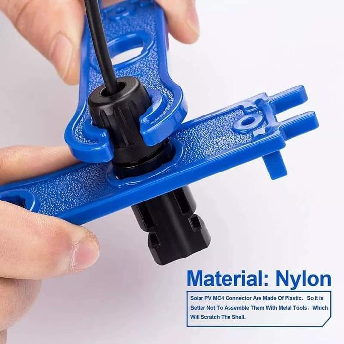 Kunci Pas MC4 Konektor Solar Panel Surya Connector Wrench Spanner MC4 - Biru - Proyektor