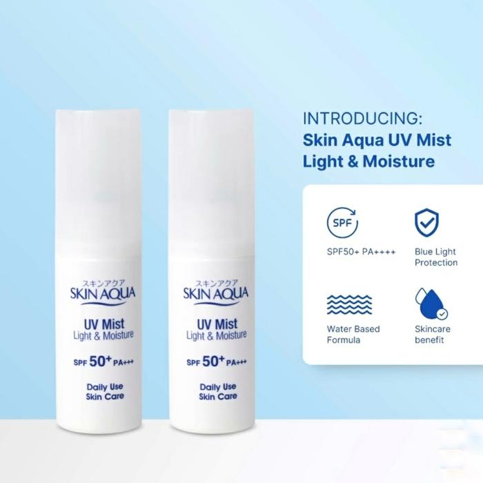 Gambar Skin Aqua UV Mist Light & Moisture SPF 50+ PA+++ dari Belda.Stuff undefined Tokopedia