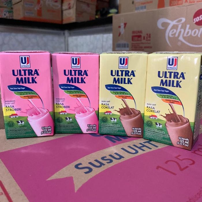 Gambar Susu ultra 125ml 1 dus isi 40 kotak / minuman susu UHT - Full Cream dari Toko UD Medi undefined Tokopedia