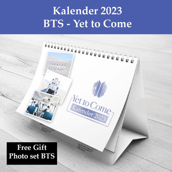 Gambar Kalender BTS 2023 - Yet to Come - Kalender 2023 - Kalender 2023 dari Urban Arte undefined Tokopedia