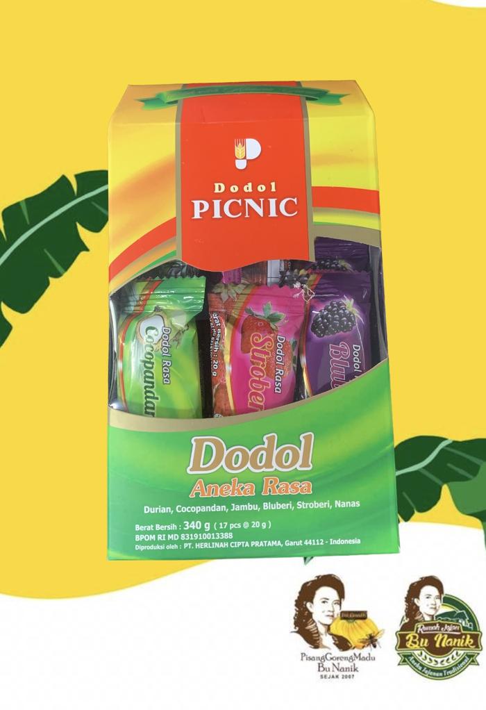 Gambar Dodol Picnic Aneka Rasa khas Garut Mix - BUAH (HIJAU) dari Pisang Goreng Madu Bu Nanik Kota Administrasi Jakarta Barat Tokopedia