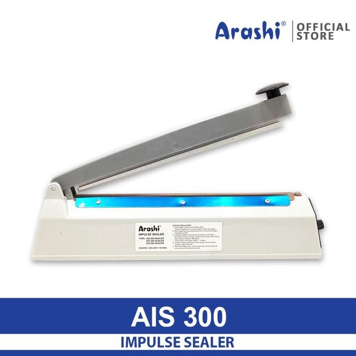 Gambar Impulse Sealer AIS 300 Mesin Press Plastik 30 cm Arashi - AIS 300 dari Saluran Berkah Mandiri undefined Tokopedia