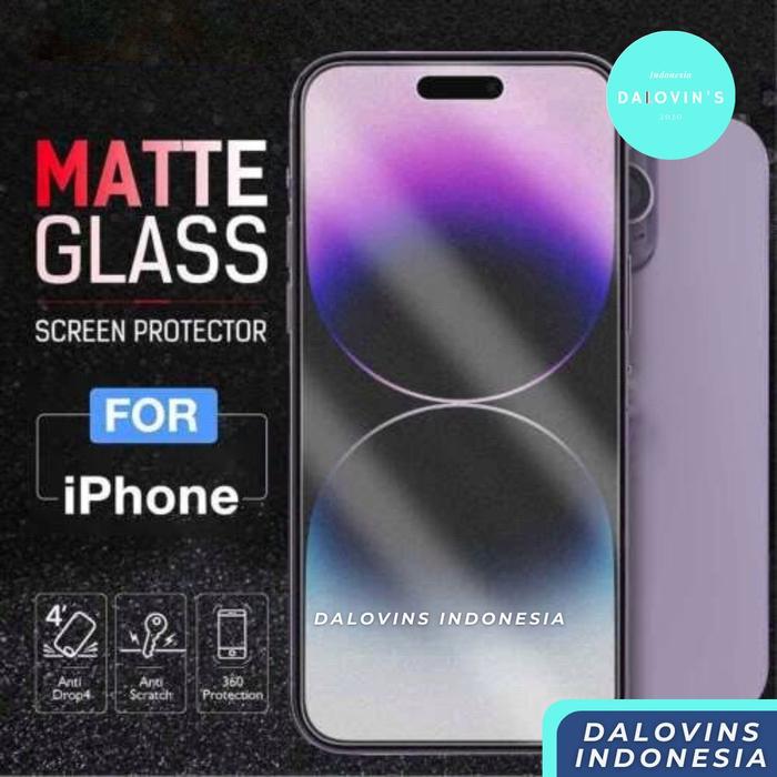 Tempered Glass Anti Glare Matte iPhone PLUS X XS XR 11 PRO MAX iPhone  7/8