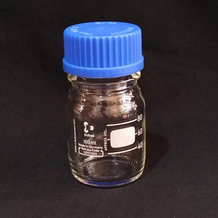 Gambar DURAN Botol Sampel / Laboratory Bottle DURAN - 100 ml dari TOKO PHOENIX Surabaya undefined Tokopedia