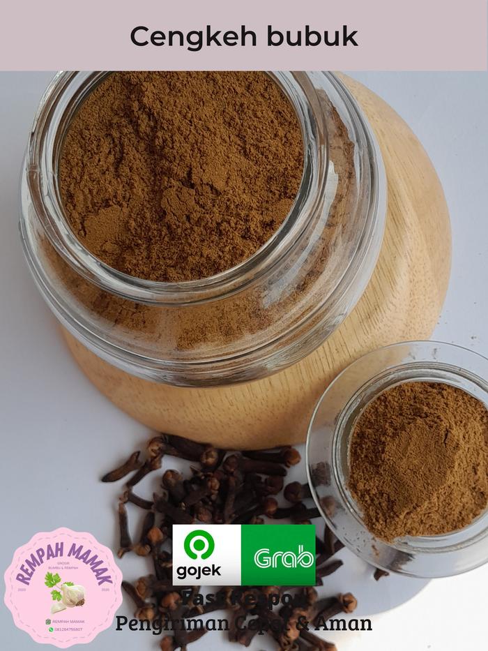 Gambar Cengkeh bubuk 100% 250 gram / premium clove ground dari rempah mamak undefined Tokopedia