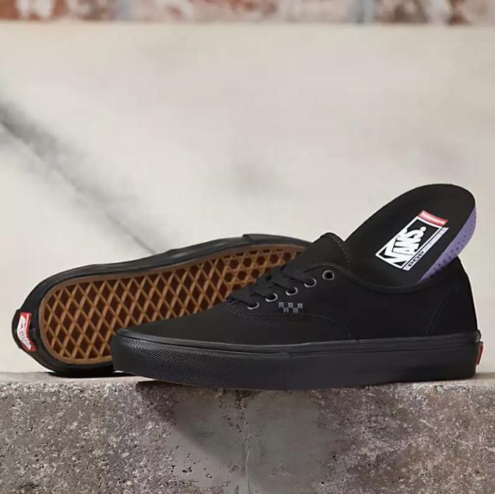 sneaker shoes vans black authentic lo pro trainers Jual Vans Authentic Skate Pro Full Black 100% Original RESMI 42  Kota Medan Slososhoesmarket Tokopedia
