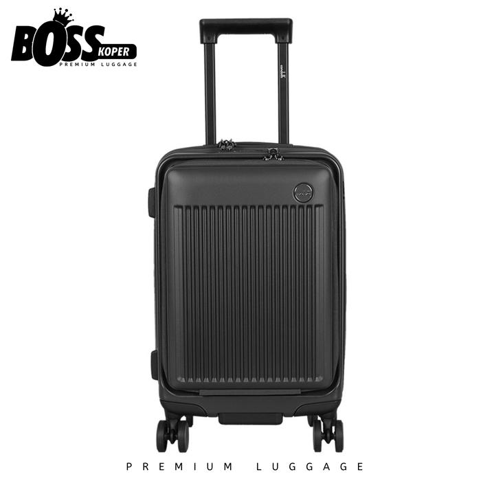 Gambar Koper CONDOTTI (63148) 20 Inch Kabin Tempat Laptop USB Port Original - Hitam dari Boss Koper undefined Tokopedia
