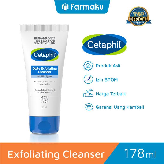 Gambar Cetaphil Daily Exfoliating Cleanser 178 Ml dari Farmaku undefined Tokopedia
