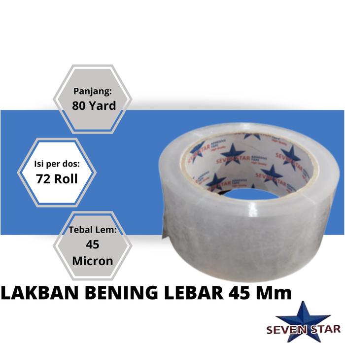 Gambar Sevenstar Lakban Isolasi Jumbo Bening Coklat 45mm x 100 Yard - Cokelat dari UD Lancar Jaya. undefined 4 Tokopedia