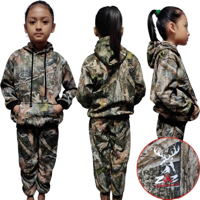 Gambar Stelan anak berburu motif camo / Baju stelan hunting anak Logo Z&Z - Timber Kanati, 1-2 Th dari Balad bolang undefined Tokopedia