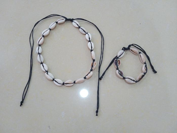 Gambar Sea Shell Necklace Kalung Kerang Bohemian Style Aksesoris Pantai Bali - Putih, Hanya Kalung dari Sukawati Mesari undefined Tokopedia