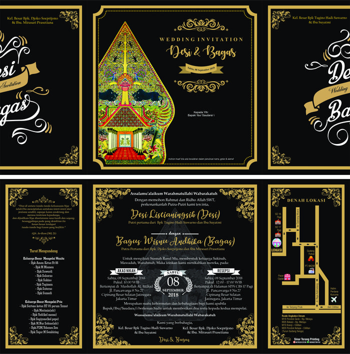 Gambar Undangan Pernikahan Wayang/Undangan Nikah Premium Wayang - D01 dari Nathanfasn undefined Tokopedia