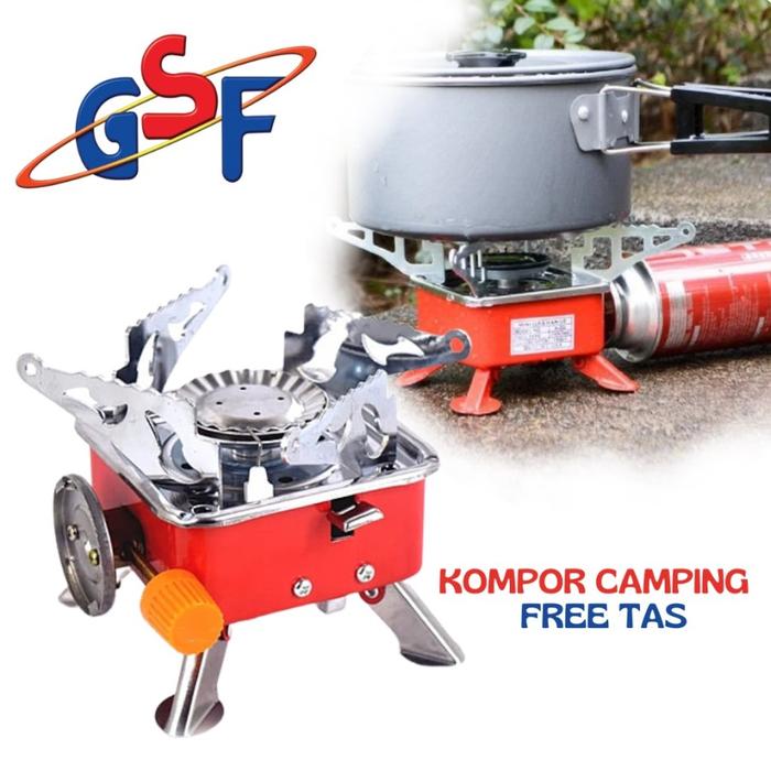 Gambar Kompor Camping Gas Portable Mini Model Kotak dari Gold Tj Online undefined Tokopedia