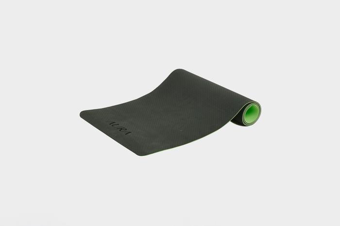 Gambar Aura TPE Double Sided Yoga Mat 6mm| Mattras Yoga Dua Warna - Dark Green dari Aura Apparel undefined Tokopedia