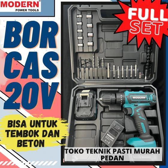 Gambar Bor Cas Batrai 20V M-16/ Cordless IMPACT MODERN M16 Borcas batrai dari Toko Teknik Pasti Murah undefined Tokopedia