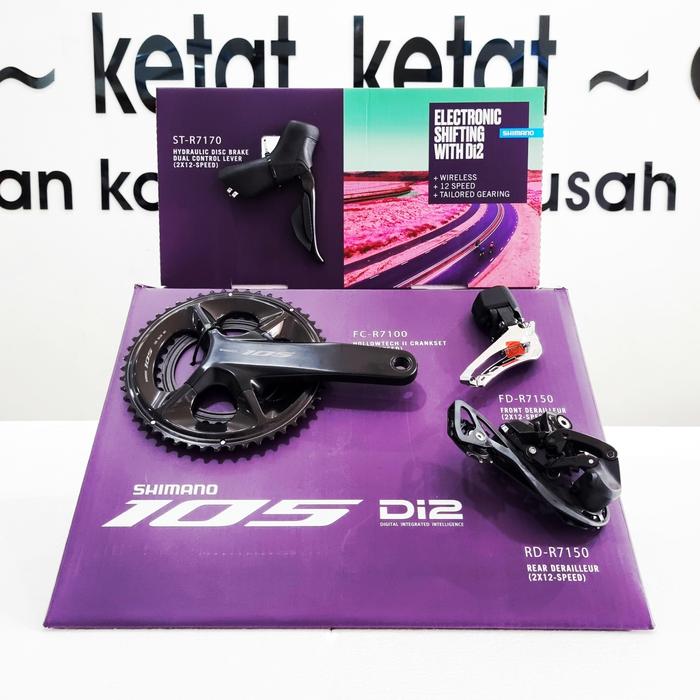 SHIMANO 105 R7170 Di2 12 Speed Hydraulic Disc Brake Groupset 170 50T 34T