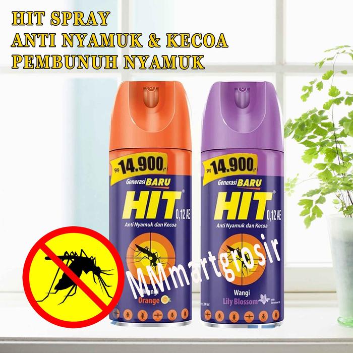 Gambar HIT ANTI NYAMUK & KECOA SPRAY 180ml dari mmmartgrosir undefined Tokopedia
