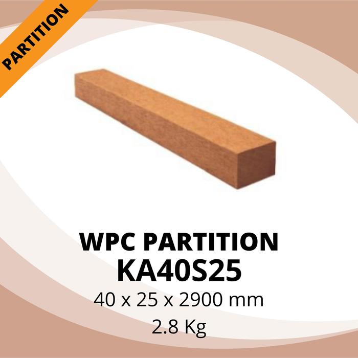 Gambar Partisi WPC kayu/ WPC Kisi Kisi KA 110 K 35 - KA 40 S 25 dari Mitra Interior Modern undefined Tokopedia