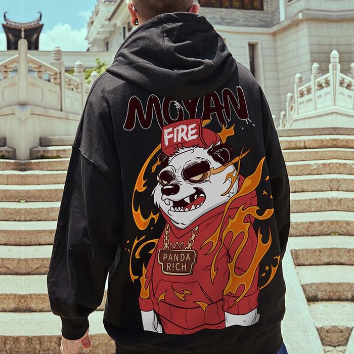 Gambar hoodie pria jepang murah hitam fleece keren jumbo bigsize jepang style - Hitam, S dari Sjs Clothing undefined Tokopedia