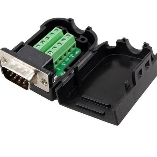 Gambar DB9 male to 9 pin 9 pin breakout board terminal connector screw AW16 - Male dari famouss stores undefined Tokopedia