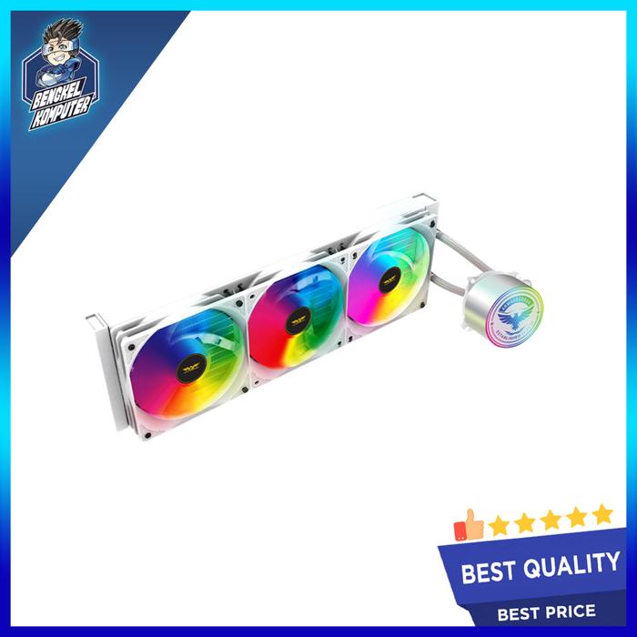 Gambar ARMAGGEDDON 360 ARCTIC FREEZE RGB AIO LIQUID COOLER WHITE dari bengkelkomputerptk undefined Tokopedia