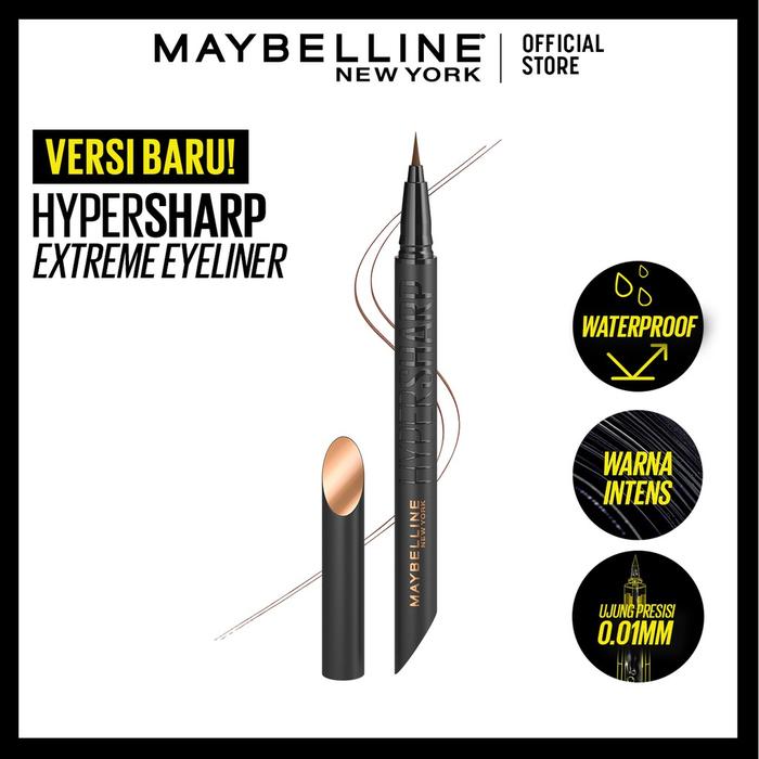 Gambar MAYBELLINE Hypersharp Extreme Eyeliner - Natural Brown dari Panthera Cosmetics undefined Tokopedia