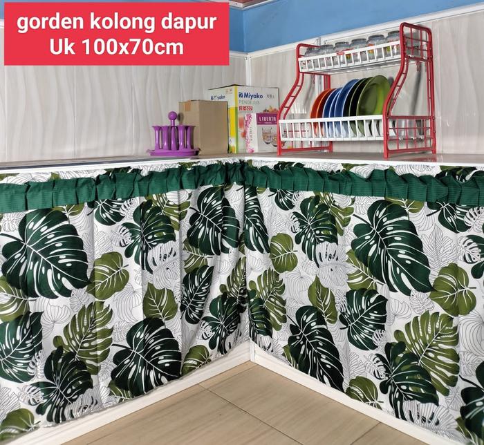 Gambar gorden kolong - Hijau dari Mitra Grosir Gorden undefined Tokopedia