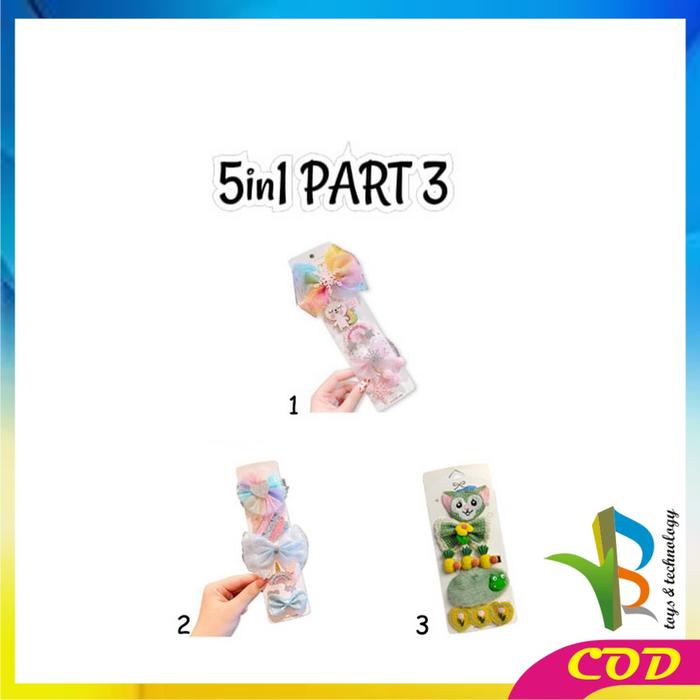Gambar [COD] RB C340 C342 PART 2 Jepit Rambut Anak Lucu Set 10 IN 1 Baby Hair Clip - 5IN1 PART 3, 03 dari RB TOYS AND TECHNOLOGY Kab. Tangerang Tokopedia