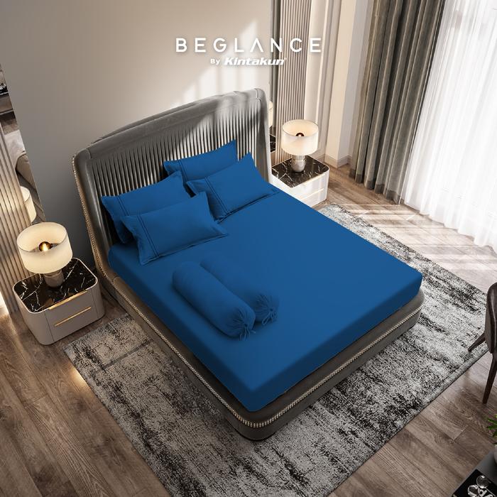 Gambar Kintakun Beglance Cotton-Sprei 200 Super King Katun Bantal Embroidery - Magical Blue dari Kamar Rumahku Kab. Bandung Tokopedia