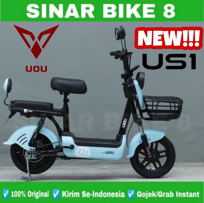 Gambar Sepeda Listrik UOU US1 / US 1 500 Watt - Blue dari Toko Sepeda Sinar Bike 8 undefined Tokopedia