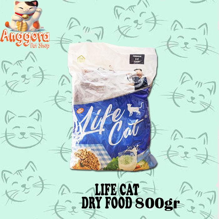 Gambar Makanan Kucing kering LIFE CAT DRY 1kg - Life cat 800gr dari Anggora petshop_NEW undefined Tokopedia