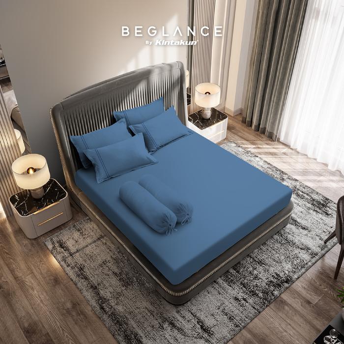 Gambar Kintakun Beglance Cotton - Sprei 160 Queen Katun Bantal Embroidery - Secret Sapphire dari Kamar Rumahku undefined Tokopedia