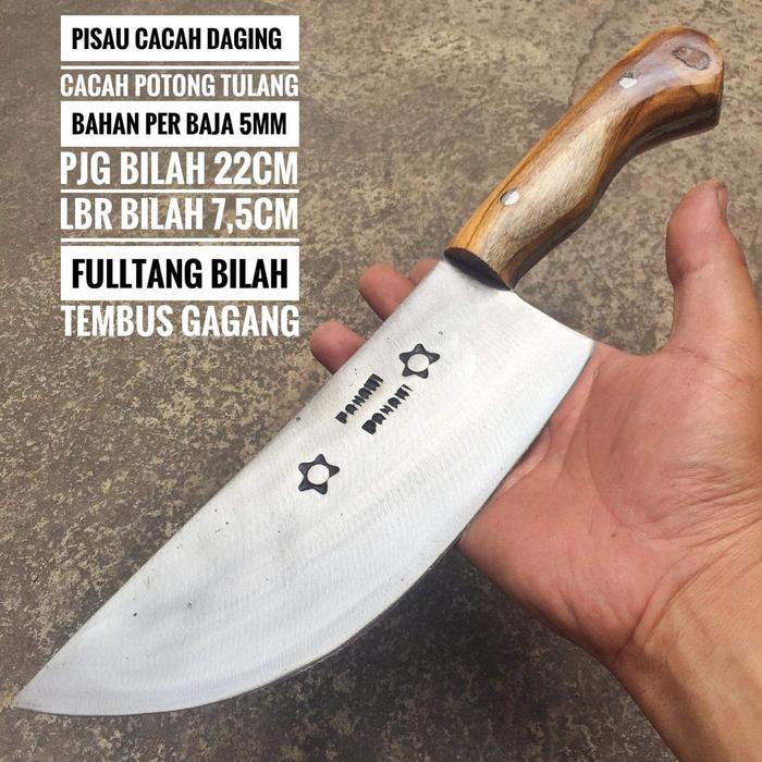 Gambar pisau daging potong ayam per baja 5mm dari ahmadahsinfanani99 undefined Tokopedia