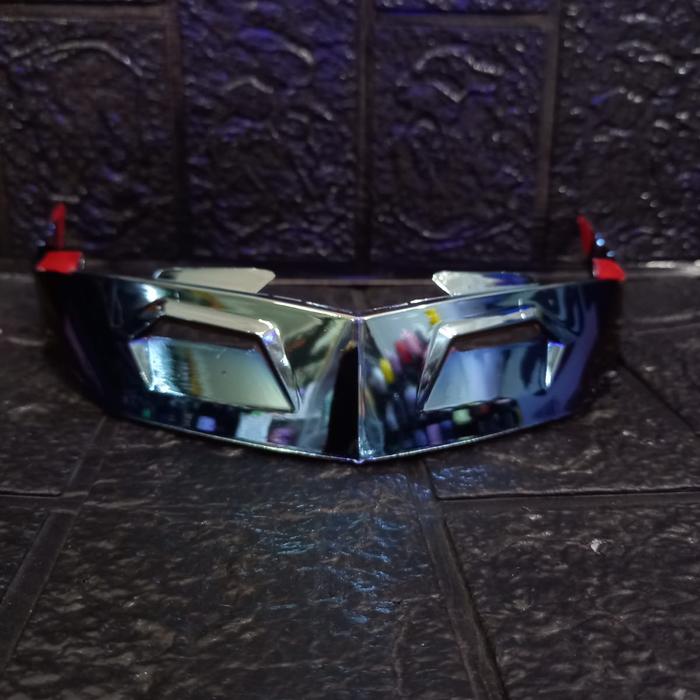 Gambar SPOILER 3D PREMIUM PRESISI UNTUK HELM KYT TT COURSE - BLUE dari VIRGO HELM undefined Tokopedia