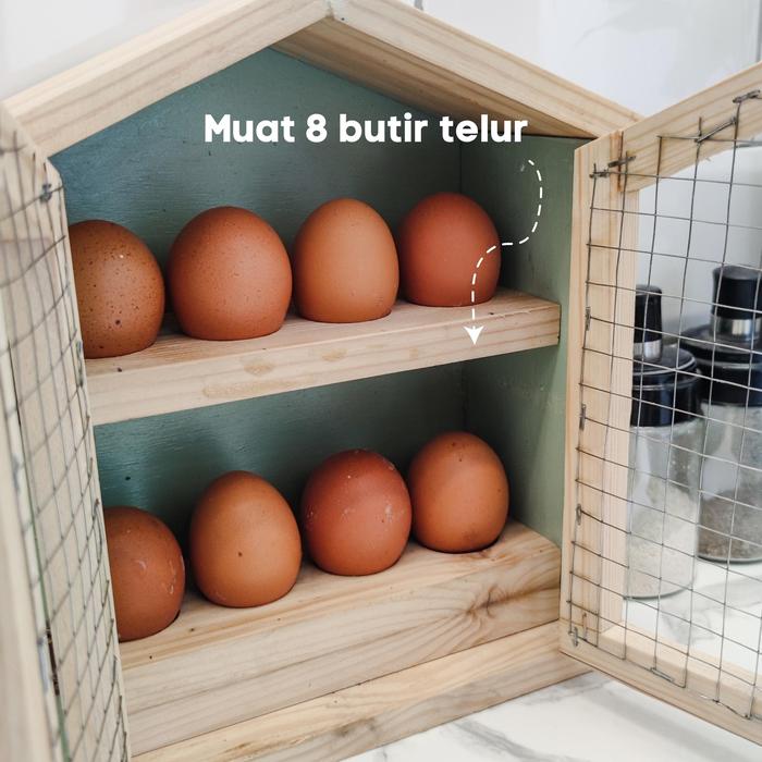 Jual Rak Telur Egg House Tray Kayu Tempat Penyimpanan Telur Di Seller ...